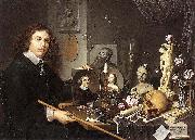 Self-portrait With Vanitas Symbols